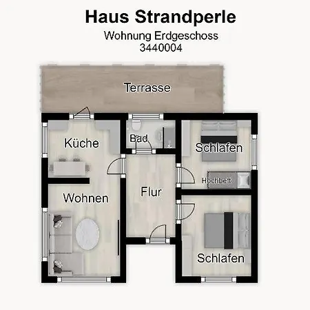Apartamento Haus Strandperle - Erdgeschoss Juist